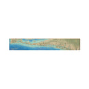 Kure Beach, NC Map Wooden Sign | Wall Art Print on Real Wood