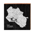 M-PAMOO1-SBK-C | Wall Art Print on Real Wood