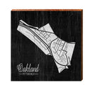 M-PAOAK1-SBK-C | Wall Art Print on Real Wood