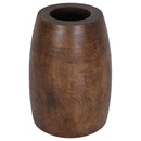 Haussmann Mango Wood Merlot Wood End table 15 in D x 20 in Height Mocha Oil