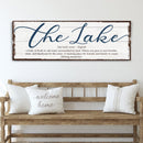 The Definition Of Lake Sign