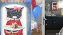 There were cats. I bring happiness M914 Counted Cross Stitch Kit
