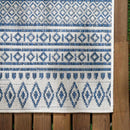 Madras Light Blue Green All Over Performance Area Rug