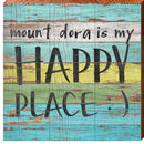 Mount Dora Is My Happy Place | Wall Art Print on Real Wood