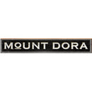 Mount Dora Black   | Wall Art Print on Real Wood