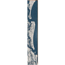 Amelia Island, Florida Topographical Map Wall Art | Wall Art Print on Real Wood