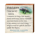 Manatee Lagoon Riviera Beach Definition | Wall Art Print on Real Wood