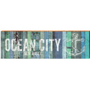 Ocean City New Jersey Blue Anchor MAR15 | Wall Art Print on Real Wood