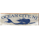 Ocean City Blue Mermaid MAR15 | Wall Art Print on Real Wood