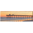 Ocean City Pier Sunset MAR15 | Wall Art Print on Real Wood