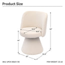 MARTIL White Accent Chair