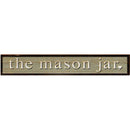 The Mason Jar Cream Sign | Wall Art Print on Real Wood