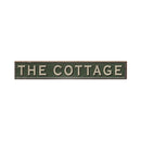 The Cottage Green Sign | Wall Art Print on Real Wood