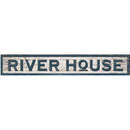 River House Wooden Sign | Wall Art Print on Real Wood