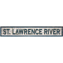 St. Lawrence River Wooden Sign | Wall Art Print on Real Wood