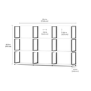 MAXX Modern Shelving Unit 3x3
