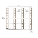 MAXX Modern Shelving Unit 3x4