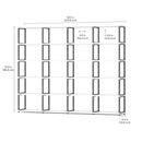 MAXX Modern Shelving Unit 4x5