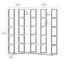 MAXX Modern Shelving Unit Corner 4x5