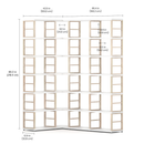 MAXX Modern Shelving Unit Corner 4x6