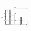MAXX Modern Shelving Unit Step 4x4