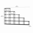 MAXX Modern Shelving Unit Step 5x5