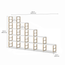MAXX Modern Shelving Unit Step 5x5