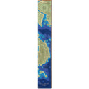 Bar Harbor Map Home Decor Art Print on Real Wood