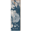 Bar Harbor, Maine Shabby Map Wooden Sign | Wall Art Print on Real Wood 