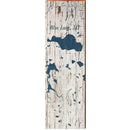Blue Lake, Michigan Shabby Map Wooden Sign | Wall Art Print on Real Wood 