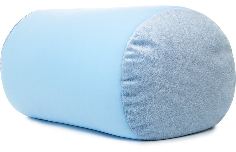 Microbead Squishy Bolster Neck Roll Pillow - Silky Feel, 14" x 8" x 8"