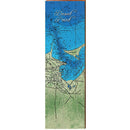 Brant Point, Massachusetts Map Wooden Sign | Wall Art Print on Real Wood 