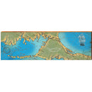 Buzzards Bay, Massachusetts Map Wooden Sign | Wall Art Print on Real Wood 