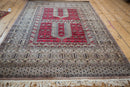 4x6 Vintage Fine Pakistani Turkmen Design Rug