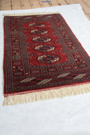 2.5x4 Vintage Fine Bokhara Rug Runner