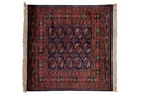 5x5 Vintage Fine Bokhara Square Rug