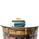 Whiskey Barrel Oak Coffee Table