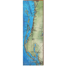 Clearwater Beach, Florida Map Wooden Sign | Wall Art Print on Real Wood 