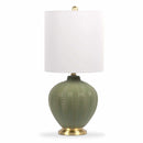 McMurray Green Textured Table Lamp