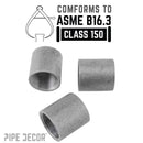 1 1/2 in. Black Merchant Coupling