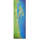 Cape Canaveral to Sebastian Inlet Map | Wall Art Print on Real Wood