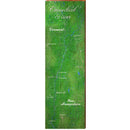 Connecticut River Map Wooden Sign | Wall Art Print on Real Wood 