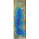 Cranberry Lake Map Home Decor Art Print on Real Wood