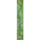 St. Croix River Map Home Decor Art Print on Real Wood