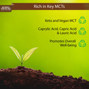 MCT Oil – Vegan Medium-Chain Triglycerides from Coconuts,96 Servings