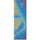 Currituck to Ocracoke Map Home Decor Art Print on Real Wood