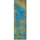 Devil Lake, Canada Map | Wall Art Print on Real Wood