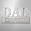 Custom Metal Wall Art - Personalized Father's Day Name Sign
