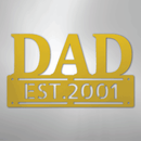 Custom Metal Wall Art - Personalized Father's Day Name Sign