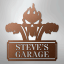Custom Metal Wall Art - Personalized Dad's Motorcycle Sign